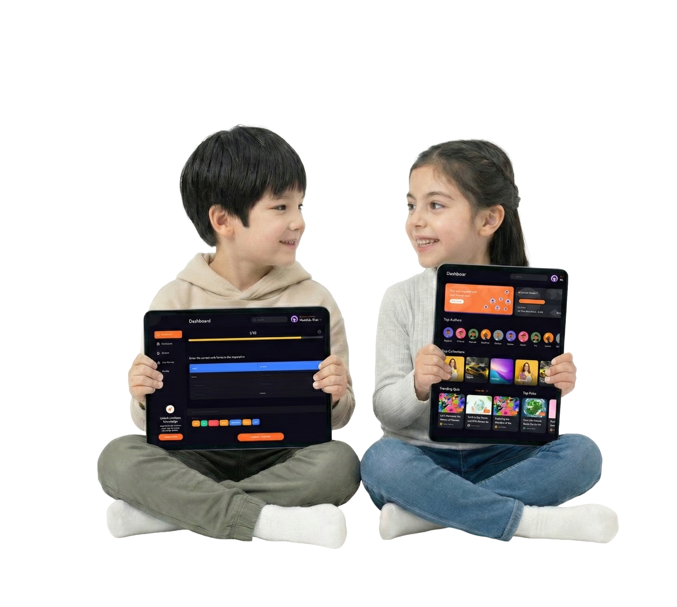 Kuevo Quiz-App auf Smartphones